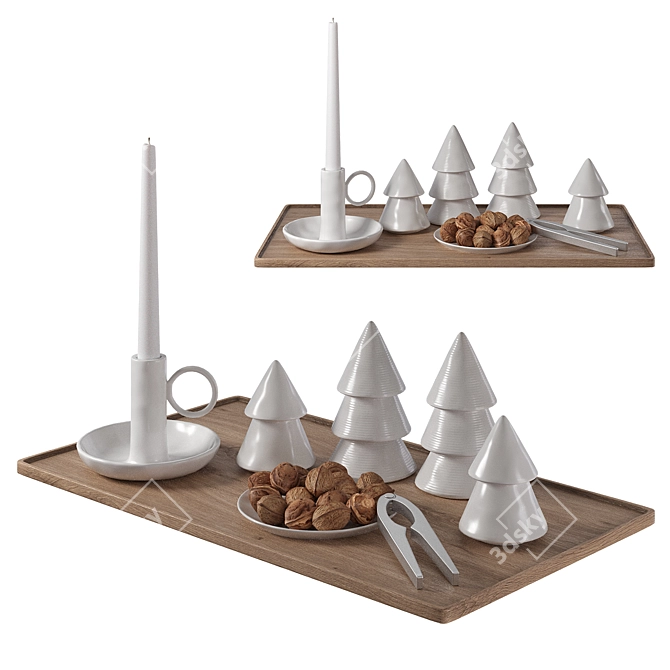 Holiday Decor Set 3D model image 1