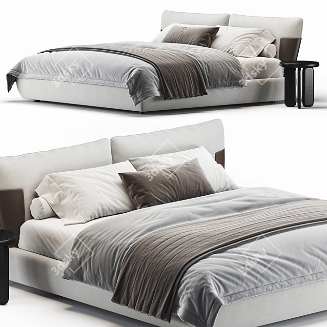 Modern Blend Bed 2013 Model 3D model image 1