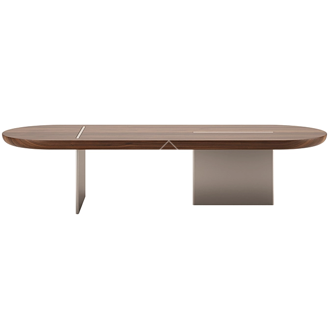 Elegant Baguette Coffee Tables 3D model image 2