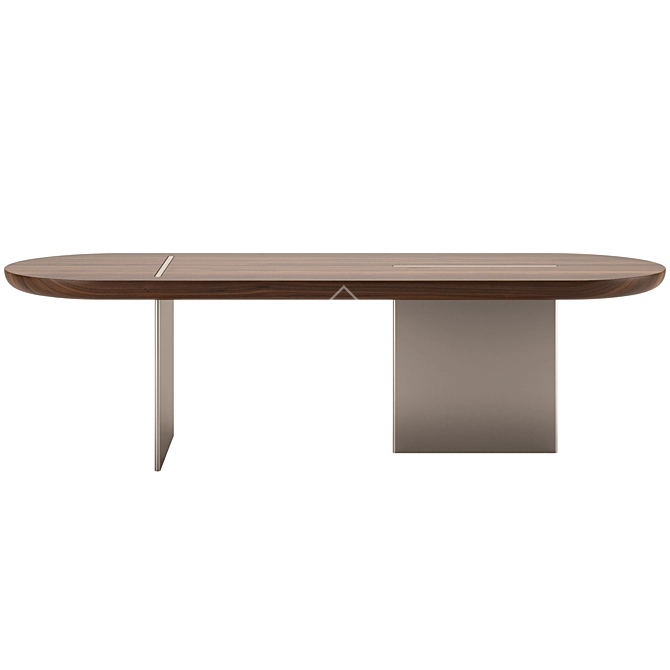 Elegant Baguette Coffee Tables 3D model image 4