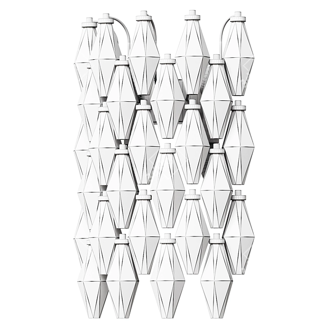 Elegant Wall Sconce Luca L09024.92 3D model image 2