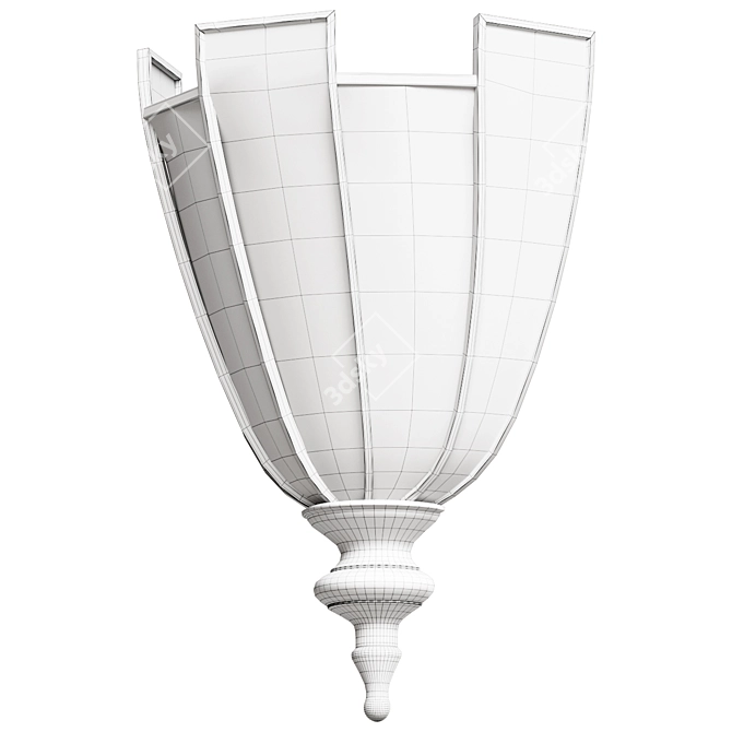 Modern Wall Sconce Lighting Fixture 3D model image 2