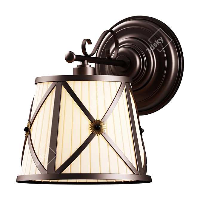 Fabrizia Wall Sconce Light 3D model image 1