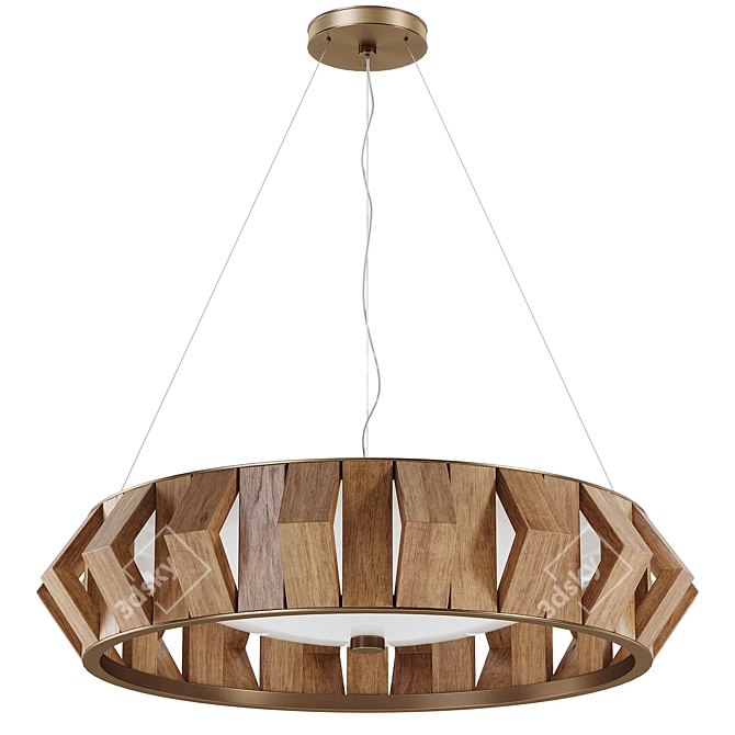 Sheppard Chandelier by Black Rooster 3D model image 1