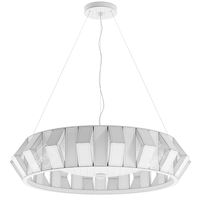 Sheppard Chandelier by Black Rooster 3D model image 4