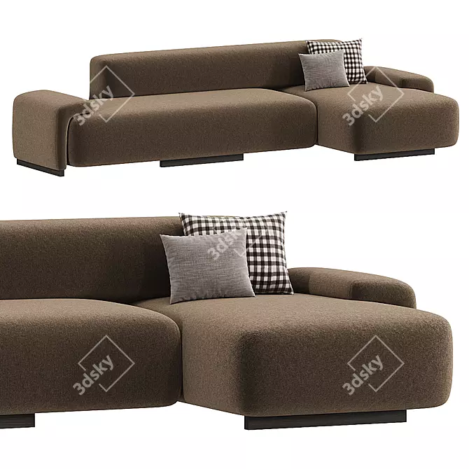 Modern Sectional Sofa LOVELAND Model 3D model image 3