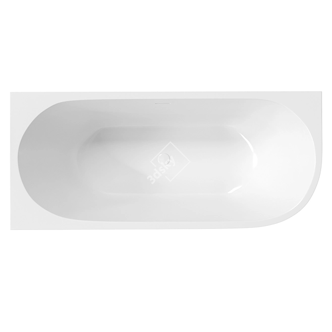 Luxury ABBER AB9315 Bathtub 3D model image 2