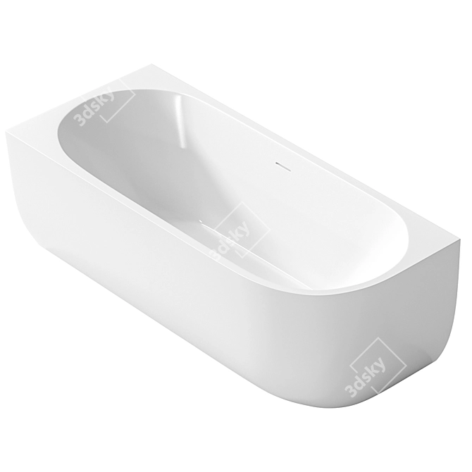 Luxury ABBER AB9315 Bathtub 3D model image 3