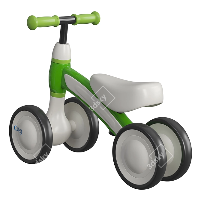 Q Play Cutey Balance Bike 3D model image 2