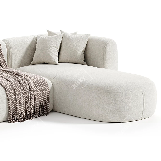 Iskral Modern Stylish Sofa 3D model image 3