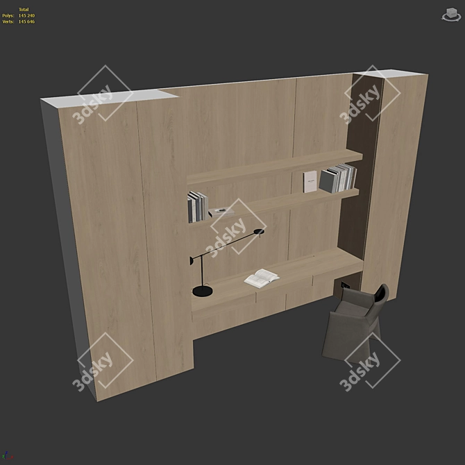 High-Res Workplace 3D Models 3D model image 7