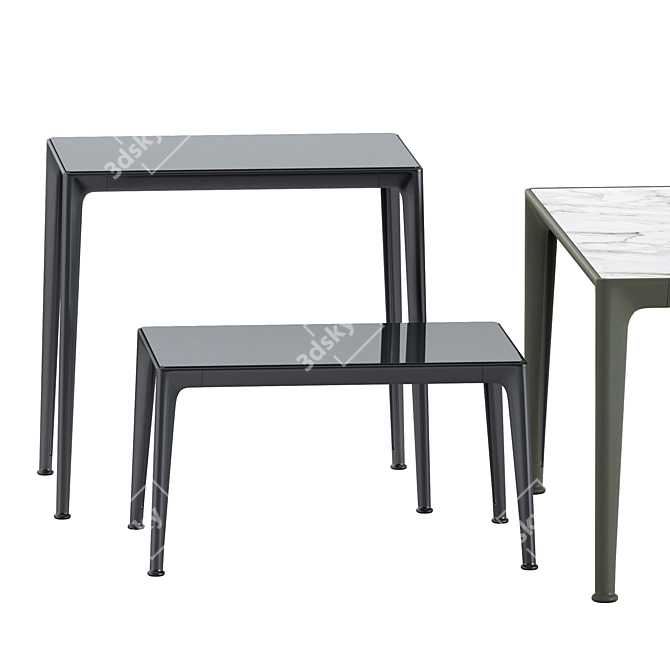 Mirto Indoor Small Tables Collection 3D model image 4