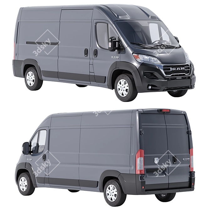 2023 Ram ProMaster 3D Model 3D model image 1