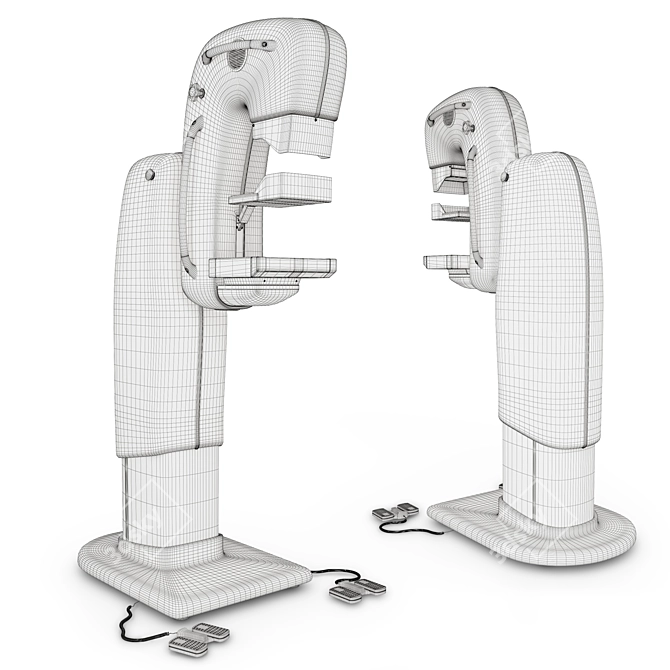 Advanced Digital Mammography System. 3D model image 2