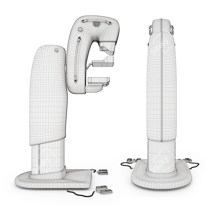 Advanced Digital Mammography System. 3D model image 4