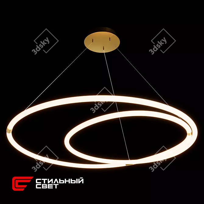 Delores LED Pendant Light 3D model image 1