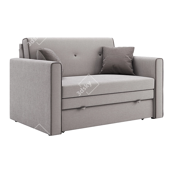 Mark Sofa Bed, Elegant Design 3D model image 1