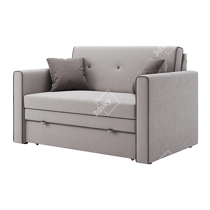 Mark Sofa Bed, Elegant Design 3D model image 2