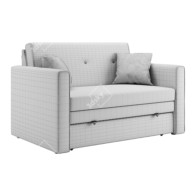 Mark Sofa Bed, Elegant Design 3D model image 4