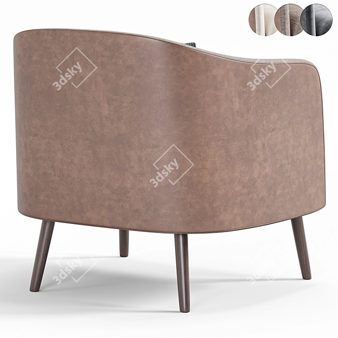 Modern Armchair Frag Konyshev Modeling 3D model image 2