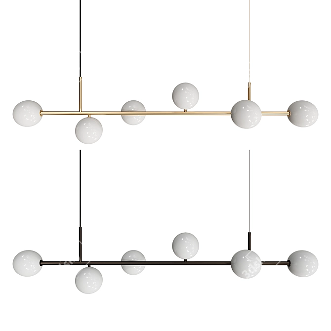 Centrsvet SHARM STICK Pendant Light 3D model image 1