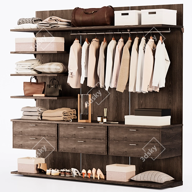 15-Piece Wardrobe & Decor Set 3D model image 5