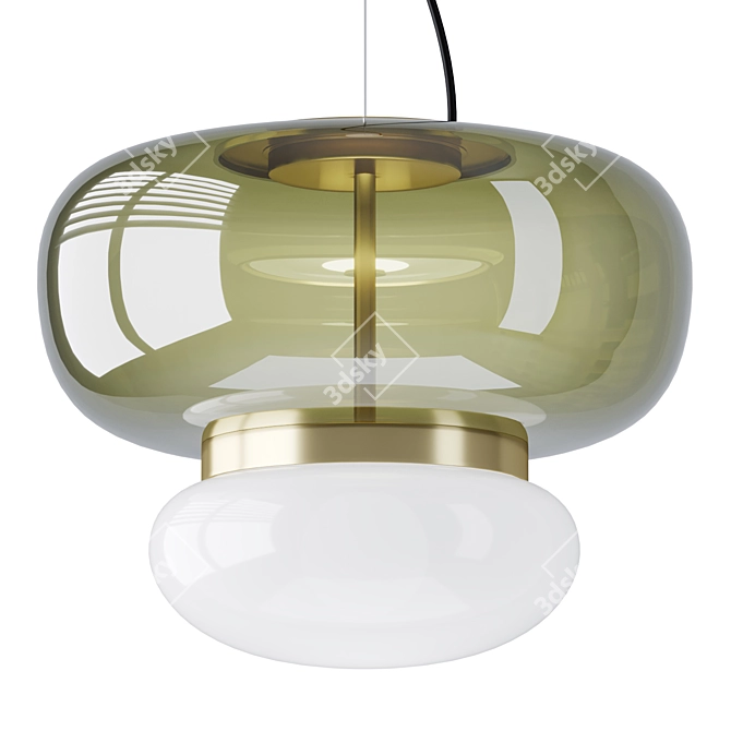 Vistosi Faro Glass Pendant Lamps 3D model image 2