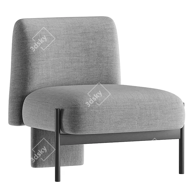 Contemporary Style VIRGIN Chair Model 3D model image 3