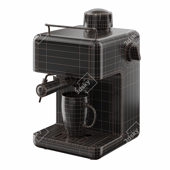 Polaris Coffee Maker for Turbosmooth 3D model image 5