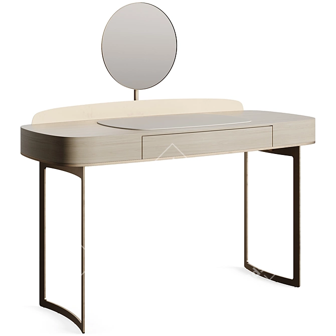 Eforma LYRA ELEGANT Vanity Desk 3D model image 1