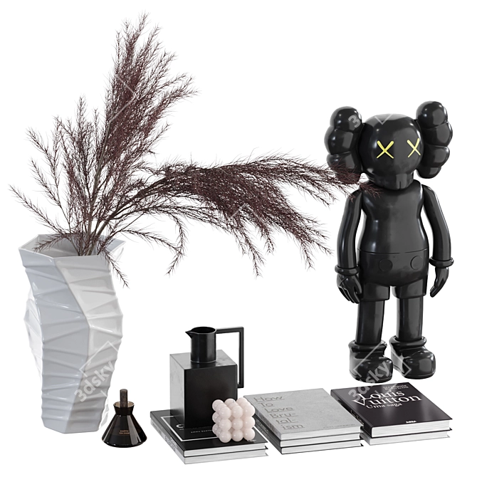 Kaws Decor Set: 3D Models 3D model image 1