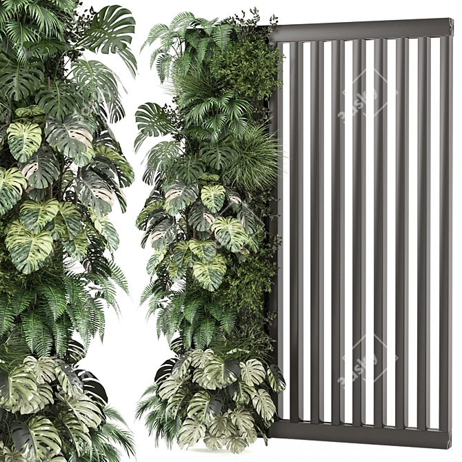 Vertical Garden Set 1137 - Indoor Greenery 3D model image 1