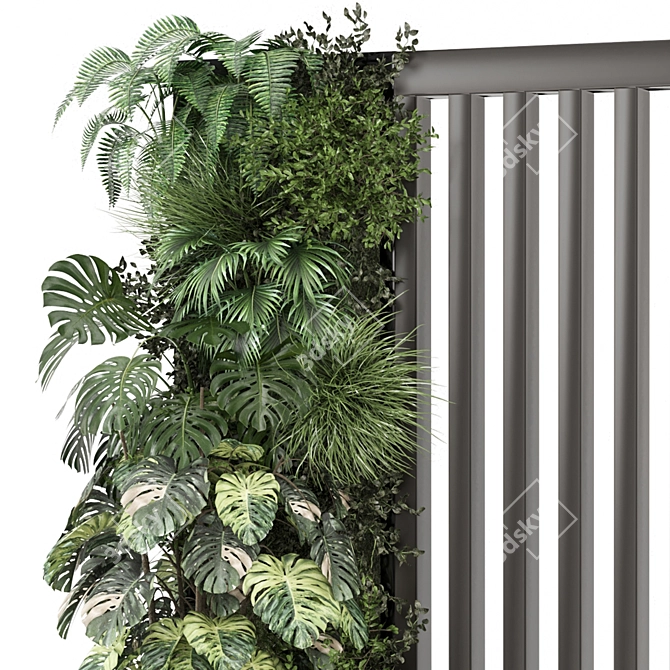 Vertical Garden Set 1137 - Indoor Greenery 3D model image 2