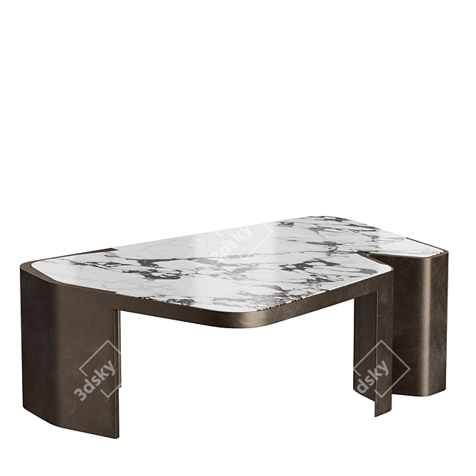 Caldera Coffee Tables by Holly Hunt 3D model image 3