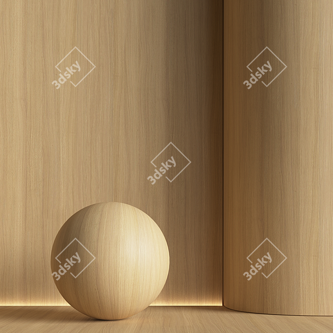 Seamless Wood Material Pack 3D model image 1