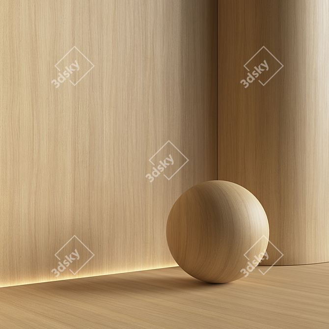 Seamless Wood Material Pack 3D model image 2