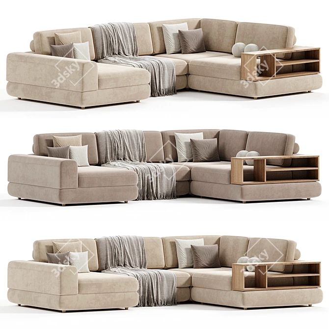 Modular Sofa - Boss Modool 3D model image 1