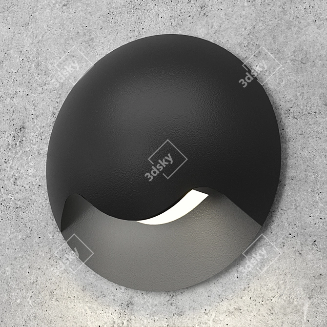 Modern LED Stair Step Light 3D model image 5