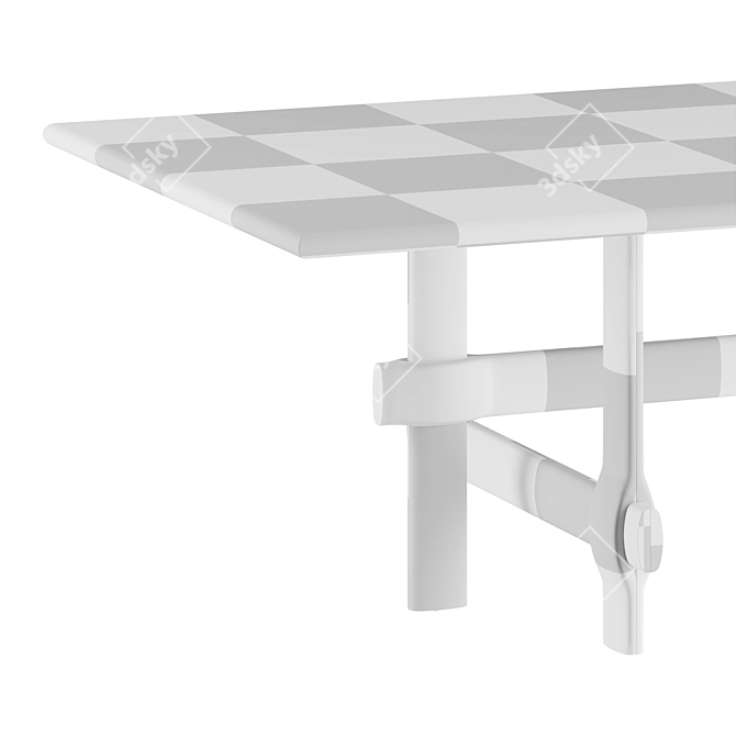 District Eight KNOT: Elegant Table 3D model image 5