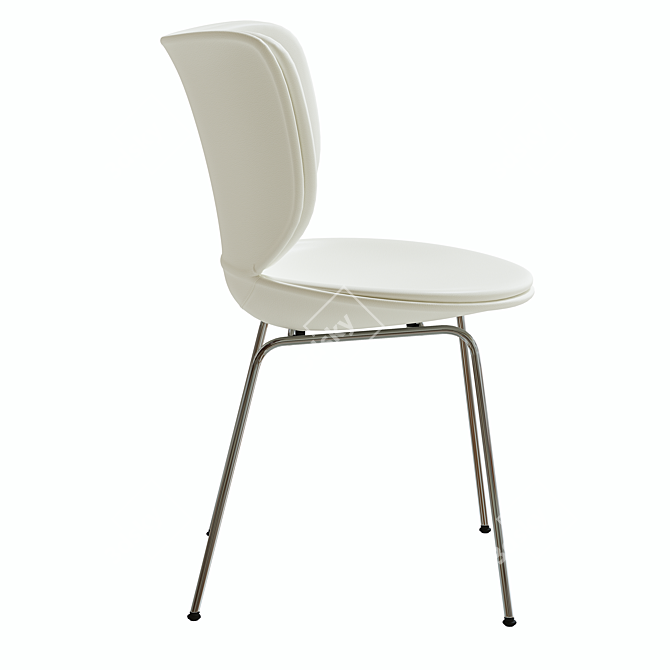 Elegance Exemplified: Moooi Hana Chair 3D model image 2