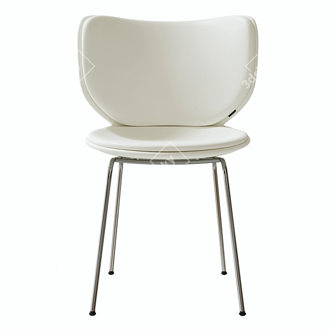 Elegance Exemplified: Moooi Hana Chair 3D model image 3