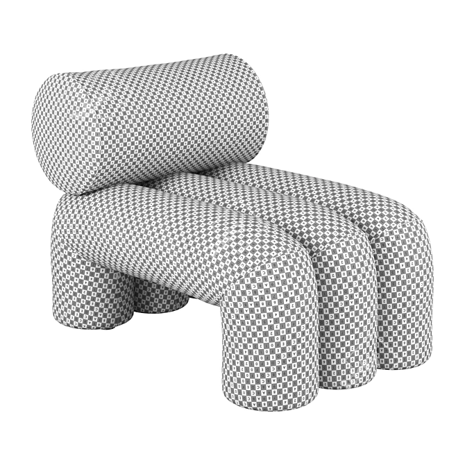 Modern Foku Chair Design Solution 3D model image 6