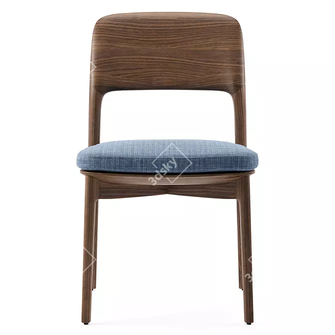 Elegant Emma Chair by Jouin 3D model image 3