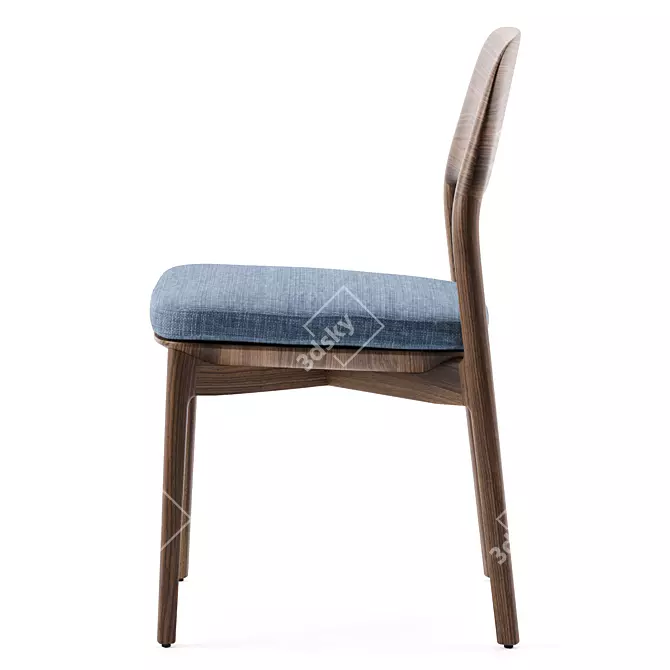 Elegant Emma Chair by Jouin 3D model image 4