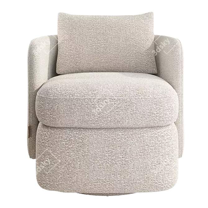 Dantone Home Dandy Swivel Chair 3D model image 3