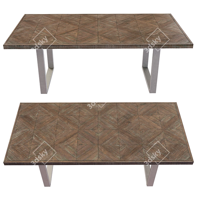 Draper Dining Table - Elegant Design 3D model image 15