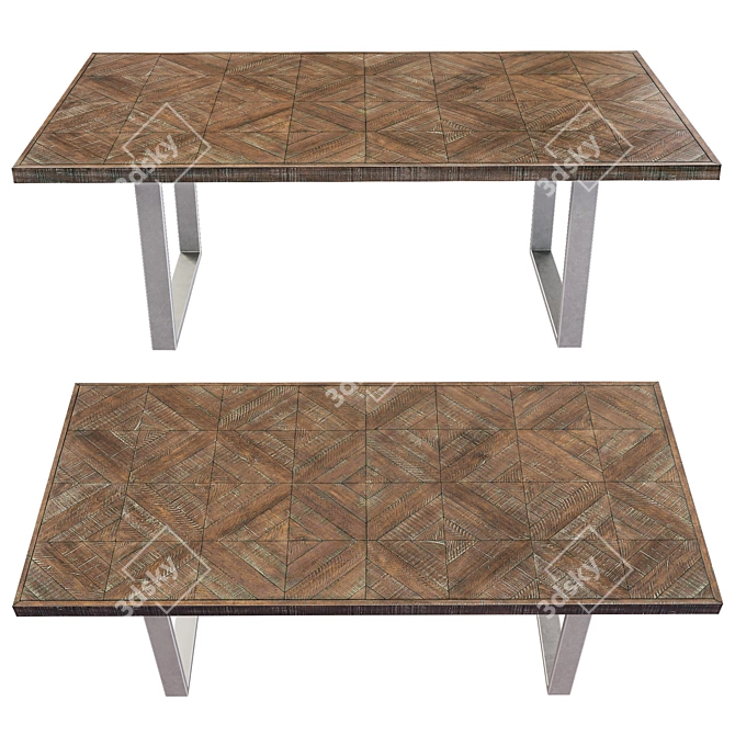 Draper Dining Table - Elegant Design 3D model image 27