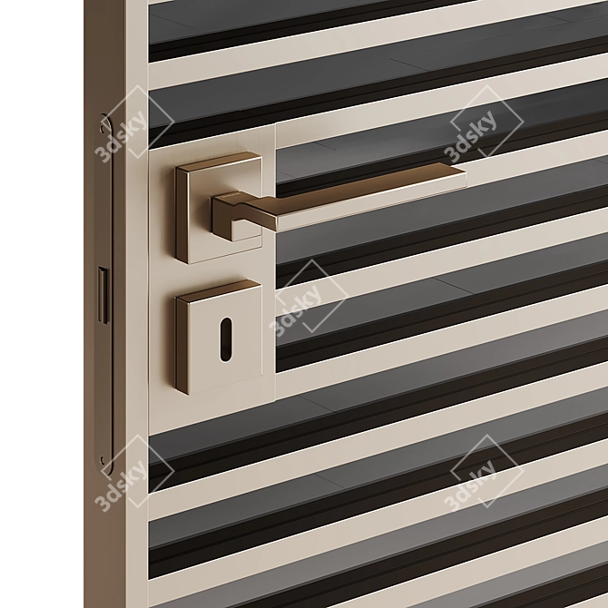 AGStyle Hidden Mount Doors with Glass 3D model image 3