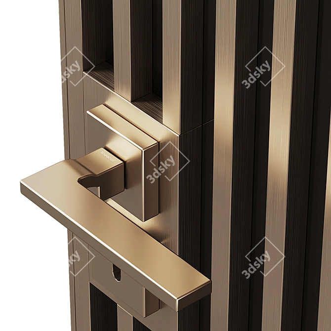 AGStyle Hidden Mount Doors with Glass 3D model image 6