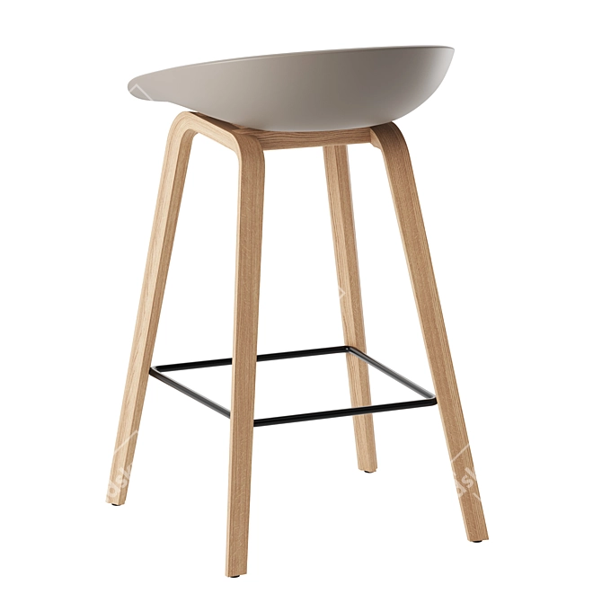 Modern Bar Stool AAS 32 3D model image 5